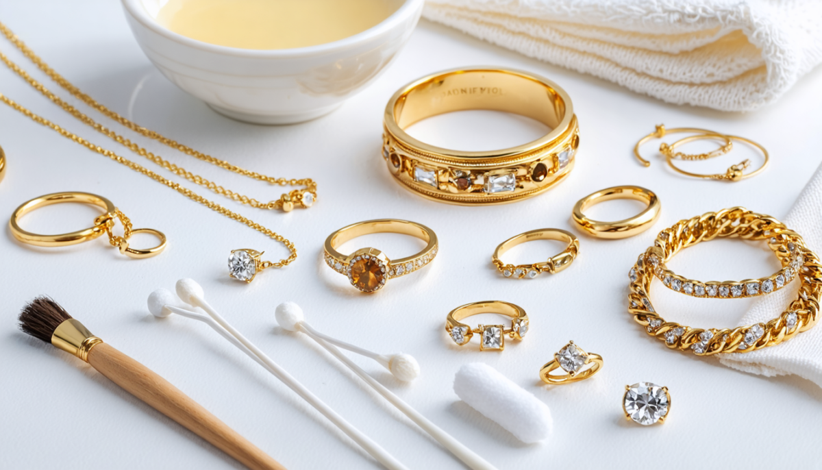 découvrez des méthodes pratiques et astuces efficaces pour nettoyer vos bijoux en or et leur redonner un éclat incomparable.