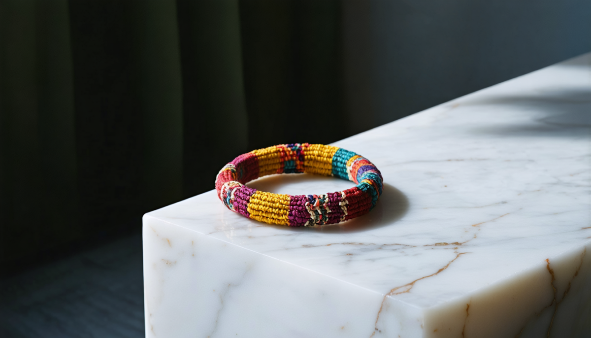découvrez le bracelet en tissu, l'accessoire tendance et confortable qui deviendra vite votre incontournable pour sublimer toutes vos tenues.
