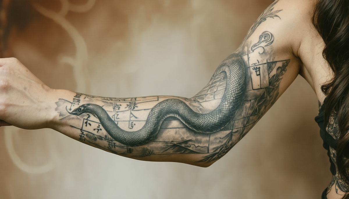 découvrez le symbolisme riche et les diverses interprétations du tatouage serpent, un motif chargé de mystère et de significations profondes.