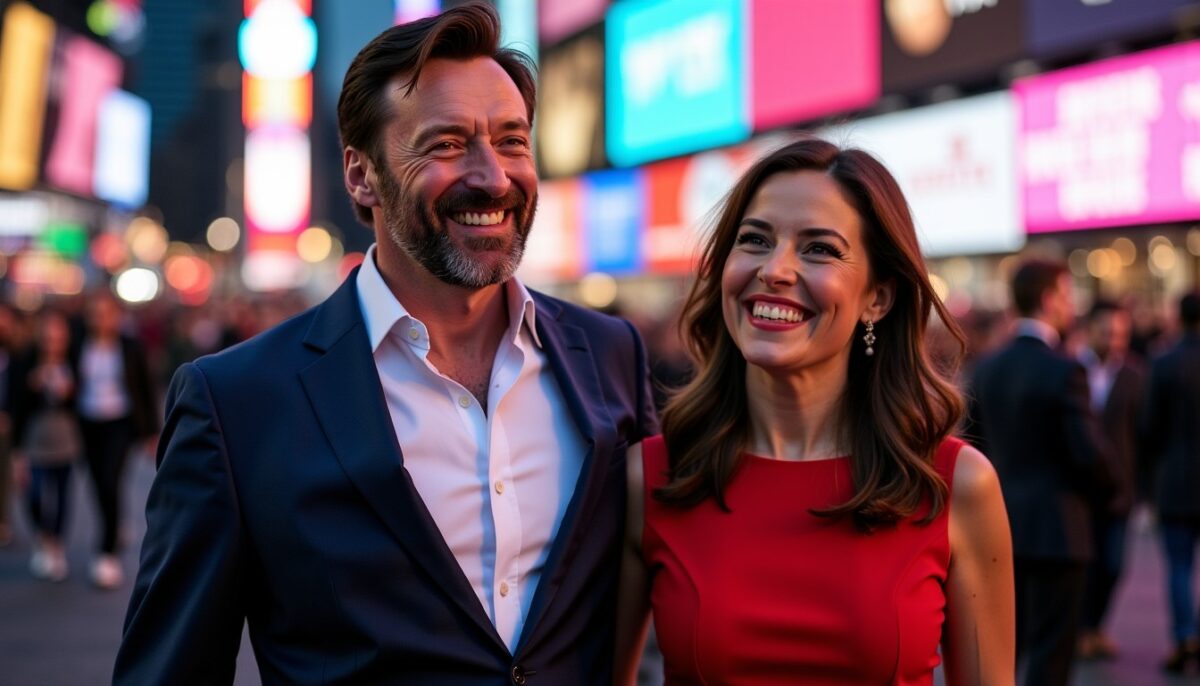 À New York, Hugh Jackman illumine la ville de son bonheur avec sa nouvelle muse Sutton Foster