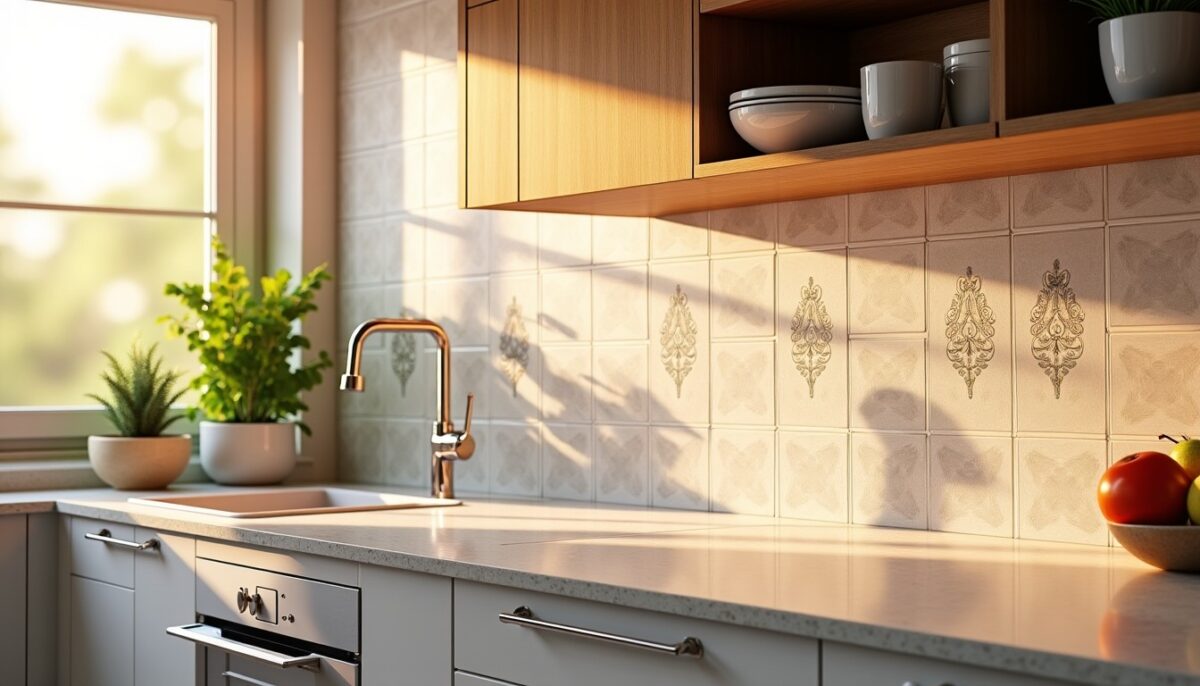 Comment harmoniser la faïence de votre crédence avec un plan de travail en bois ou en quartz ?